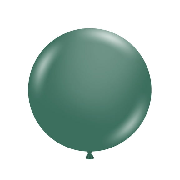 Tuf-Tex 17" Evergreen Latex Balloons (50 Ct)
