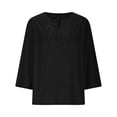 thumbnail image 4 of MAIHAN Women Tee Shirts Casual Summer Boho Tops Crew Neck Basic Tops Summer Baggy Tops Spring Fashion Outfits 2026, 4 of 6