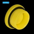 thumbnail image 3 of Uxcell M26x1.5 Hold Plugs Plastic Male Threaded Hex Socket End Cap, Yellow 5 Pack, 3 of 5