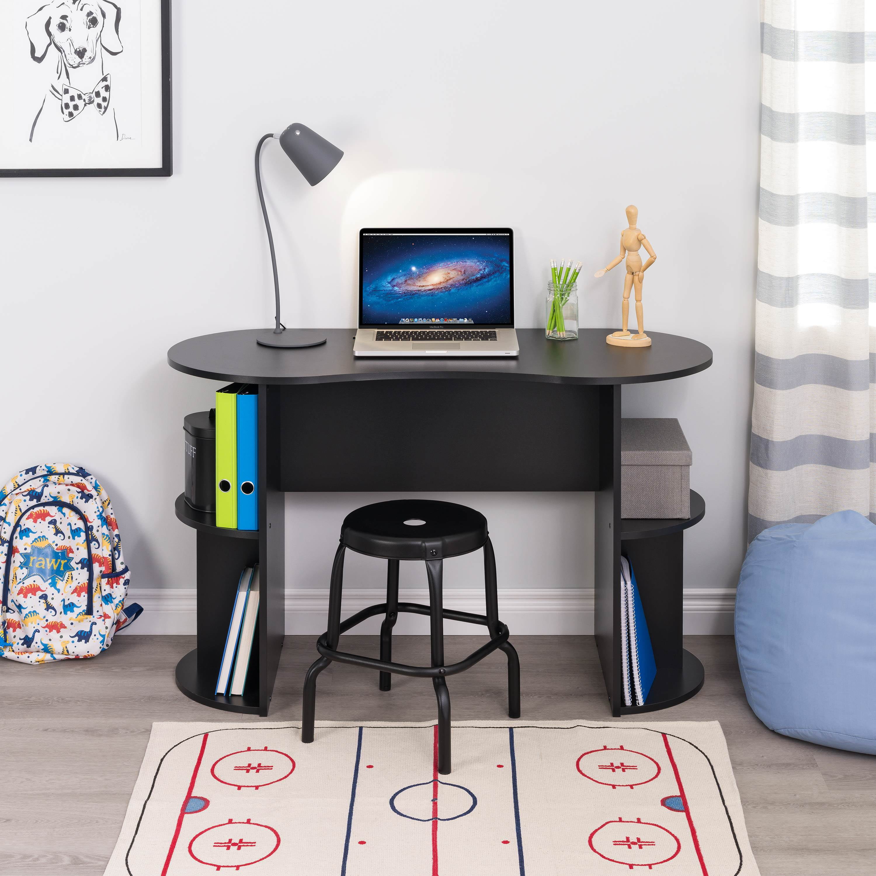 Prepac Kurv Compact Student Desk with Storage, - Walmart.com