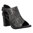 thumbnail image 2 of Roper Womens Mika Floral Embossed Block Heel  Casual Shoes, 2 of 5