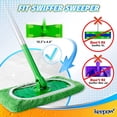 thumbnail image 2 of KEEPOW Reusable Wet Pads Compatible with Sweeper Mop, Washable Microfiber Wet Mopping Cloth Refills for Surface/Hardwood Floor Cleaning, 8 Pack (Mop is Not Included), 2 of 8