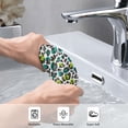 thumbnail image 3 of Fotbe Green Leopard Pattern Premium Towels , (27.5x16in) Lightweight and Highly Absorbent Quick Drying Microfiber Towel, Perfect for Daily Use, 3 of 6
