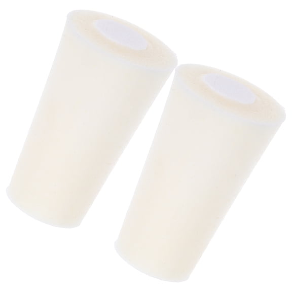 VORCOOL 2Pcs Silicone Wine Bottle Sealers White Tapered Plug for Wine and Beer