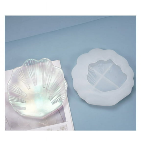 Shell-Shaped Soap Dish Tray Silicone Mold Casting Mould for DIY Decorative Holder Storage Arts Craft