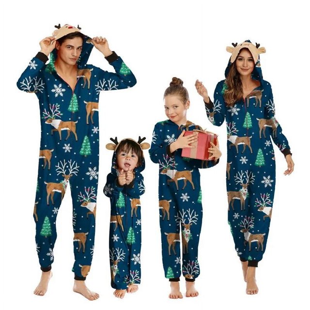 Ropa a juego para la familia, pijamas de Navidad, conjunto de pijama para madre e hijo, ropa de dormir con apariencia para madre e hija, traje estampado para padre e hijo