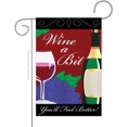 thumbnail image 2 of Wine Garden Flag Indoor/outdoor 13.5" X 18", 2 of 3