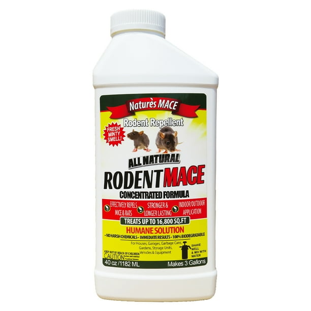 Nature's MACE RODCON7002 Rodent Mouse Repellent Concentrate Treats 16,800 Sq. Ft