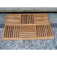 thumbnail image 3 of WholesaleTeak Outdoor Patio Grade-A Teak Wood 36"x24.5" Basket Weave Door / Shower/ Spa / Bath Floor Mat #WMAXBWFM, 3 of 3