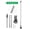 3 section pole, variant on Wheeled Lawn Trimmer Features a 3/4 Stainless Steel Handle And Is Designed for Manual Use As a Rotary Lawn Edger. It Is Ideal for Yard Weeding And Sidewalk Trimming