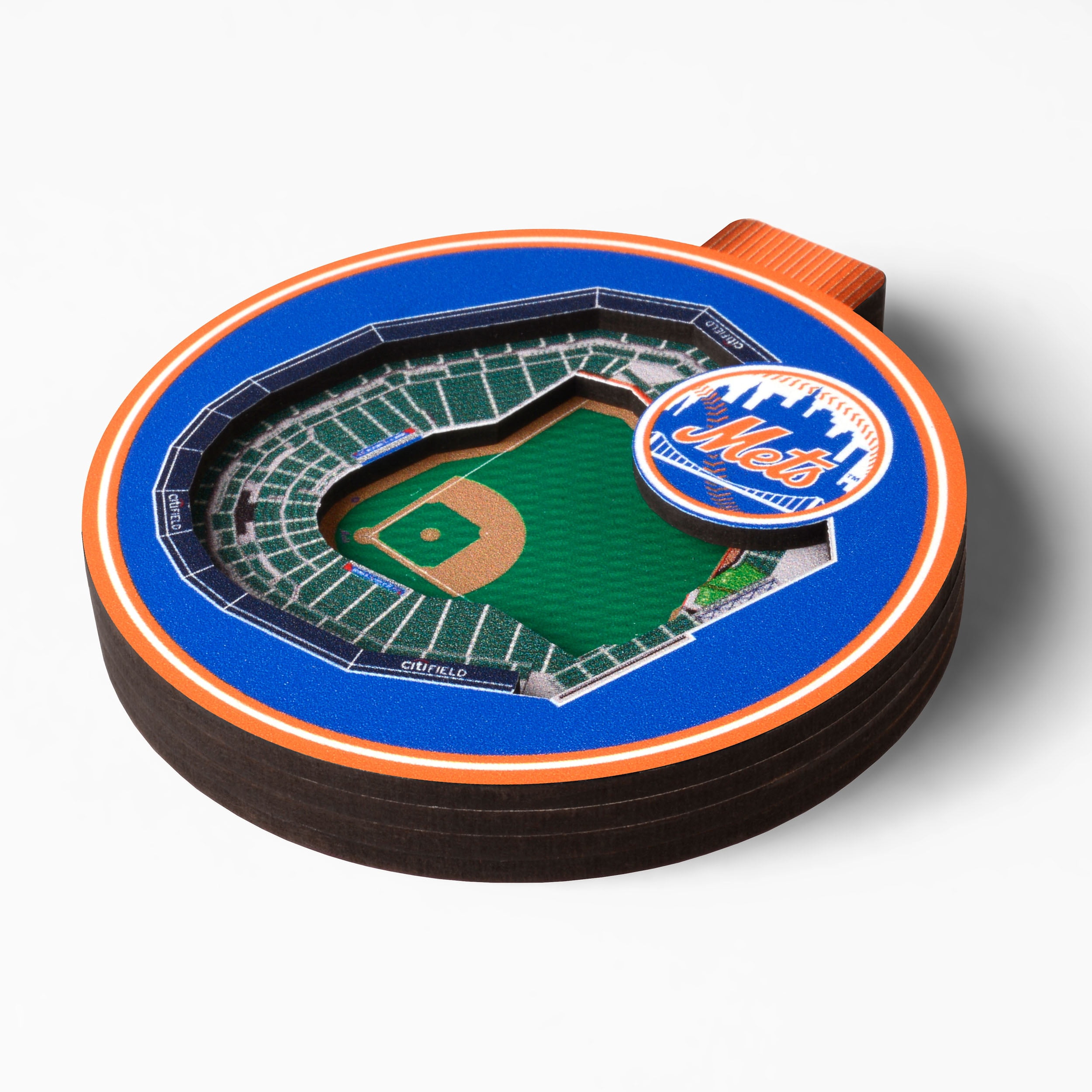 YouTheFan MLB New York Mets 3D StadiumView Ornament