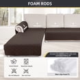 thumbnail image 2 of Sectional Couch Covers L Shape Sofa Cover Waterproof Reversible with Chaise Cover Durable Furniture Protector Sofa Slipcovers for Pets Dog Cat 2-Piece, 2 of 8