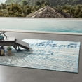 thumbnail image 6 of Modway Reflect 94.5x122" Giada Diamond Moroccan Trellis Area Rug in Ivory/Blue, 6 of 9