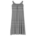 thumbnail image 5 of Summer Plus Size Beach Dresses for Womens 2025 Fashion Casual Printed Round-Neck Sleeveless Loose Knee-Length Dress, 5 of 5