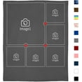 thumbnail image 3 of Couple Gifts Personalised Blankets For Birthday Personalised Photo Gifts For Girlfriend Her Him Anniversary Christmas 76×100cm, 3 of 6