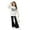 Z03 White, variant on Clothes for Teen Girls,Girls Casual Set Long Sleeve Printed Hoodie Leggings Outfit Two Piece Cute Comfortable School Playground Everyday Wear,Tween Girls Trendy Clothes,White,7-8 Years