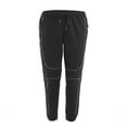 thumbnail image 2 of Men‘s Autumn Soft Shell Jogger Waterproof Fleece Lined Bottoms Reflective Night Light Trousers Gray M, 2 of 5