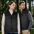thumbnail image 4 of Heated Vest For Men Women, Lightweight Electric Heated Vest 6 Heating Zone 3 Temperature Heating Vest For Winter Hiking Skiing Skating Outdoor XL, 4 of 7