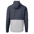 thumbnail image 3 of Men's Cutter & Buck  Navy/Gray New York Yankees Americana Logo Charter Eco Knit Recycled Anorak Half-Zip Jacket, 3 of 3