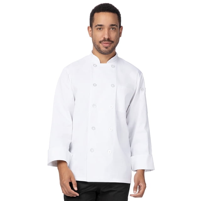 Chaqueta de Chef Unisex Le Mans Sostenible Chef Works Blanca Talla XS
