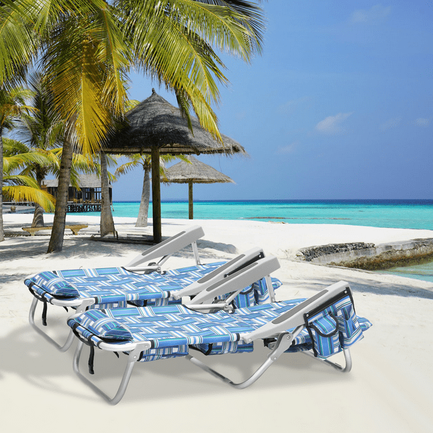 Beach chairs with pockets hotsell