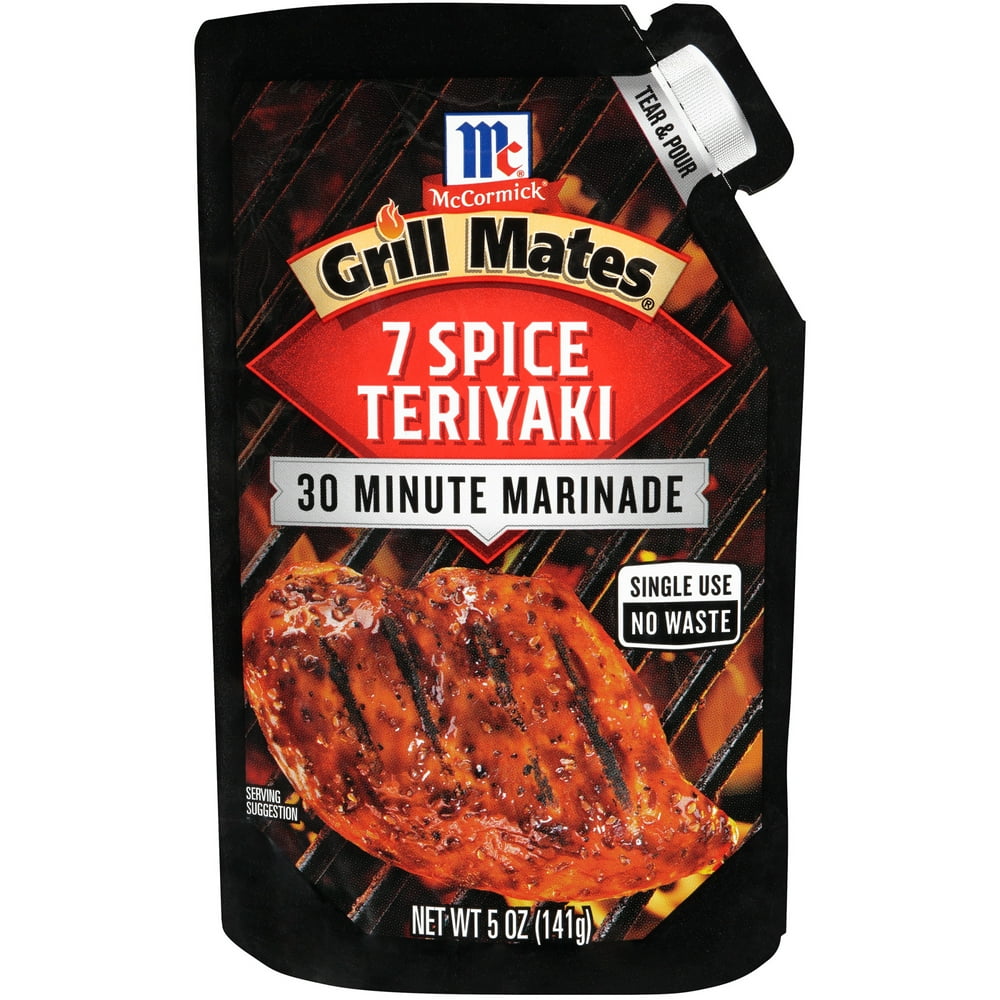 Mccormick Grill Mates 7 Spice Teriyaki Single Use Marinade 5 Oz 8504