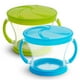 thumbnail image 1 of Munchkin Snack Catcher, paquete de 2, azul/verde, 1 of 3