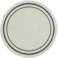 thumbnail image 2 of Nourison Essentials Indoor/Outdoor Ivory/Black 6' x round Area Rug, (6 Round), 2 of 9
