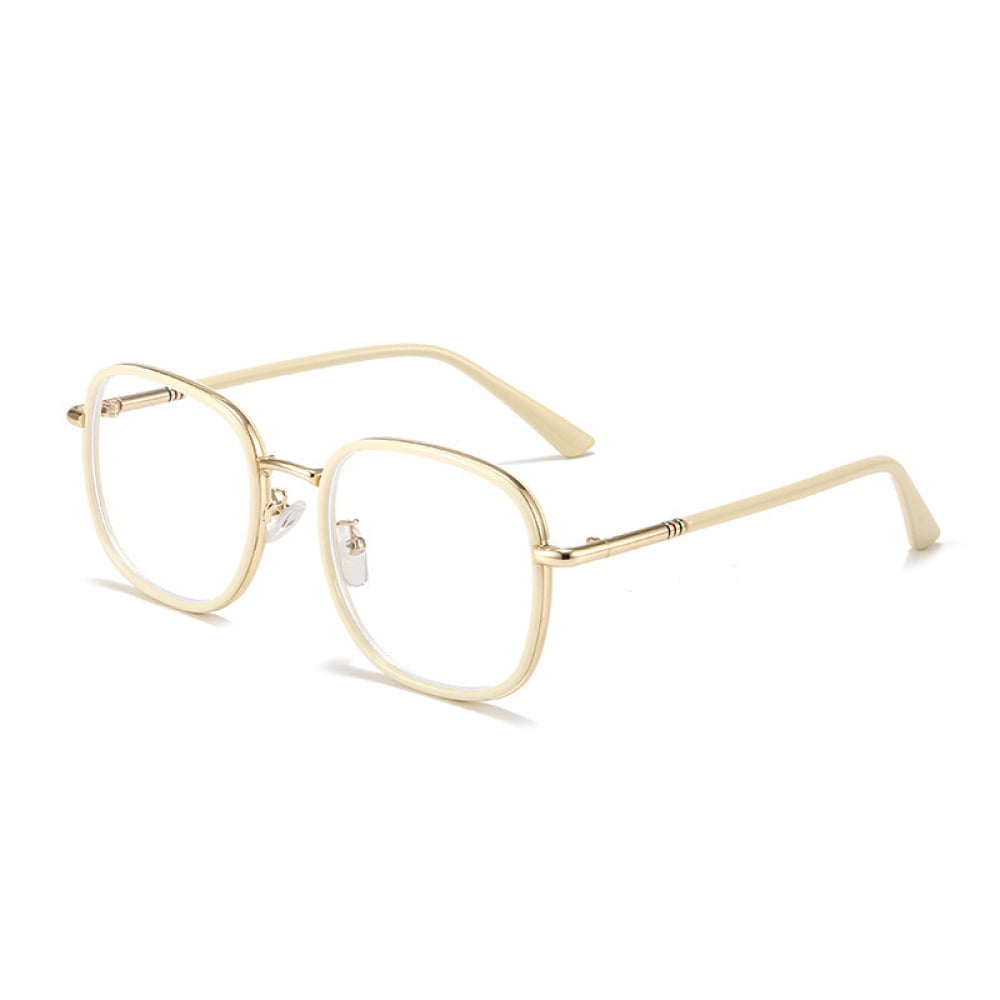 3 Pack Oversized White Reading Glasses 3.00 for Women, Ladies Fashionable Square Readers Blue Light Blocking Presbyopic Glasses +3.00