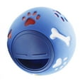 thumbnail image 5 of Dog Treat Dispenser Ball Slow Feeding Interactive Puzzle Dog Toy Adjustable Chewing Puppy Puzzle Ball Toy Teeth Training Ball for Pet[Blue M 11cm/4.3in Diameter], 5 of 8