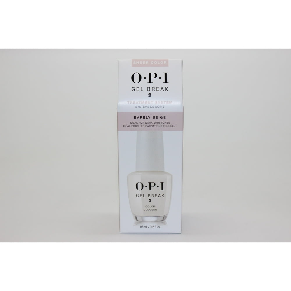 OPI - OPI- Nail TreatmentGel Break Sheer Color - Barely Beige, .5oz ...