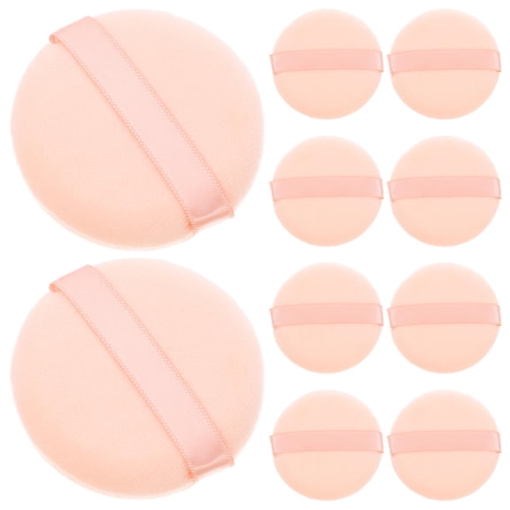 PAMINGONO Make Up Powder Puff 16Pcs for Women Soft Cotton Square Makeup Pads 2.36X2.36X0.47in Loose Powder Application