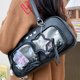 thumbnail image 4 of Bolso Ita para mujer, bolso tipo libro con dibujos animados, ventana transparente, elegante, gran capacidad, bolso hobo, 4 of 9