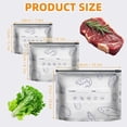 thumbnail image 6 of 2026 New Reusable Aluminum Foil Sealable Storage Bags With Labels, 30 Pcs Stand Up Foil Bags With Label&Zip Lock,Tear-Resistant Material For Home, 6 of 8