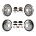 thumbnail image 1 of Transit Auto Front Rear Coated Disc Brake Rotors and Ceramic Pads Kit for Car Honda Pilot Ridgeline KGT-101222, 1 of 11