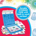 thumbnail image 3 of Spirograph Deluxe Set –Arts and Crafts, Kids Toys, Art Supplies, Craft Supplies, Drawing Kit, Spiral Art, Classic Gear Design Kit, Build-in Case, Pens, Design Sheet Included, Ages 8+, 3 of 6