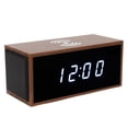 thumbnail image 1 of Alarm Clock, Digital Alarm Clock Brown  For Office, 1 of 8