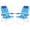 Blue Stripe, variant on Sunnyfeel Tall Folding Beach Chair Lightweight, Portable Sand Chair for Adults Heavy Duty 500 LBS with Cup Holders, Foldable High Camping Lawn Chairs for Camp/Outdoor/Picnic/Concert/Sports
