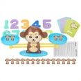 thumbnail image 4 of Juego de conteo de números Monkey Balance, juguetes educativos para niños (marrón), 4 of 15