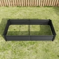 thumbnail image 2 of Bianlte 6×3×1ft Outdoor Metal Raised Garden Bed for Plants,Vegetables,and Flowers,Black, 2 of 7