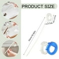 thumbnail image 3 of Miyuadkai Retractable Sink Cleaner Blue, Flexible Barbed Drain Cleaner Bathroom Kitchen Clog Hair Remover, 1 Retractable Sink Cleaner, 3 of 9
