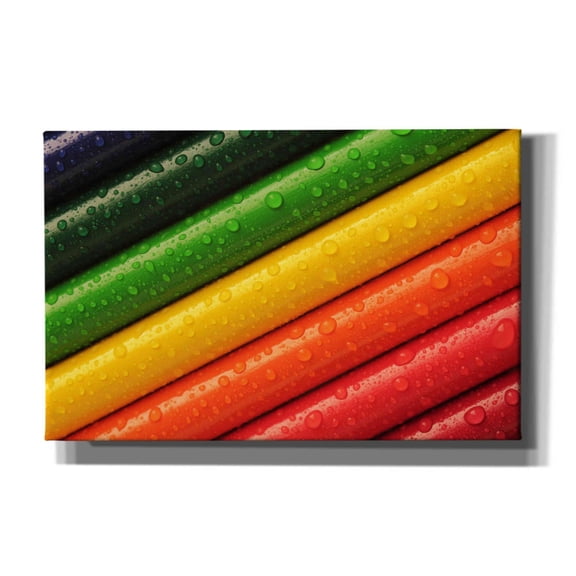 Epic Graffiti 'Pencil Rainbow' by Epic Portfolio, Giclee Canvas Wall Art, 40"x26"