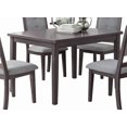 thumbnail image 2 of Topline Home Furnishings Grey Fixed Dining Table, 2 of 4