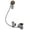 Oil Rubbed Bronze, variant on Westbrass 35" Cable Drive Bathtub Kit with Rotary Overflow Knob on a Ball Joint Elbow, Pop-Up Drain and Sch. 40 PVC Fittings, Satin Nickel