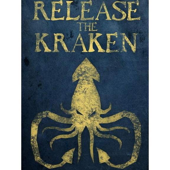 Art.com Release The Kraken Art Print, 24" x 32"