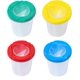 thumbnail image 2 of Juego de 34 vasos de pintura sin derrames, suministros de pintura, incluye vasos de pintura con tapas, bandeja de paleta, juego de pinceles de pintura de varios tamaños para regalos de niños, pre, 2 of 4