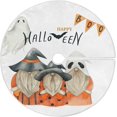 thumbnail image 1 of FMSHPON Halloween Ghost Gnome Boo Bat Xmas Christmas Tree Skirt Stand Mat for Holiday Party Decoration Indoor Outdoor 36 inches, 1 of 6