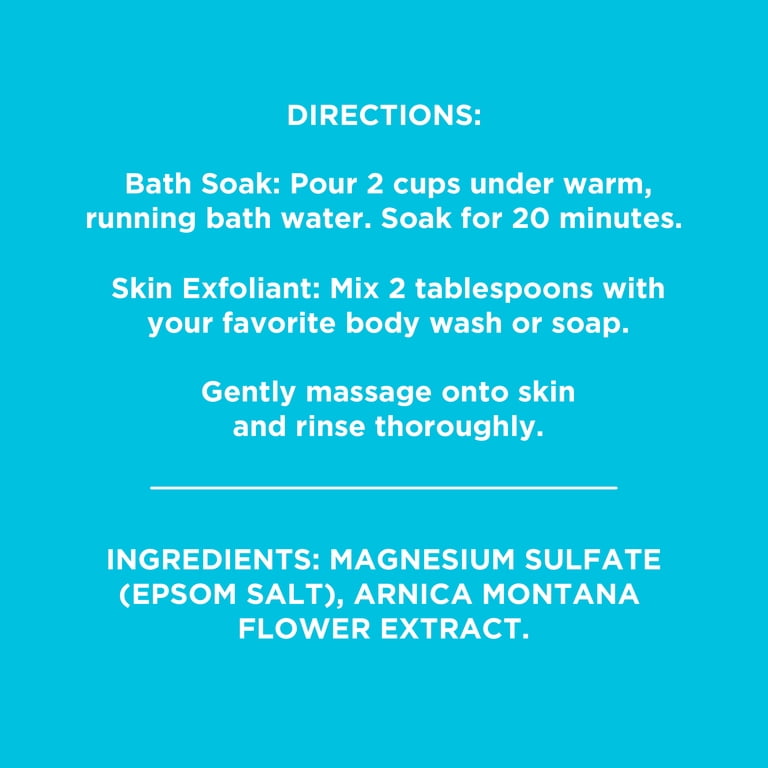 Equate Epsom Salt Soaking Solution with Arnica, 7 lbs photo 4