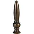 thumbnail image 2 of Cal Lighting Brown Metal Cast Finial, 2 of 2