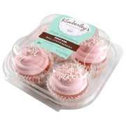 Kimberley's Bakeshoppe Triple Strawberry Cupcakes, 4 ct, 11.7 oz